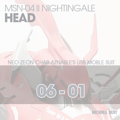 RE/100] MSN-04 NIGHTINGALE HEAD 06-01