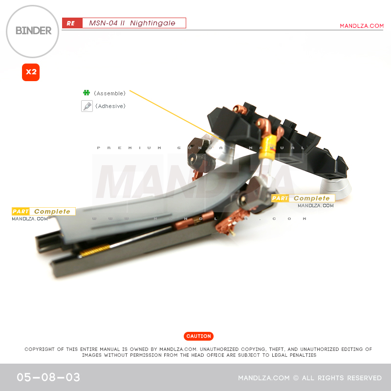 RE/100]MSN-04 Nightingale Binder 05-08