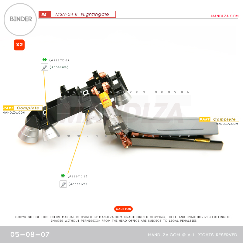 RE/100]MSN-04 Nightingale Binder 05-08