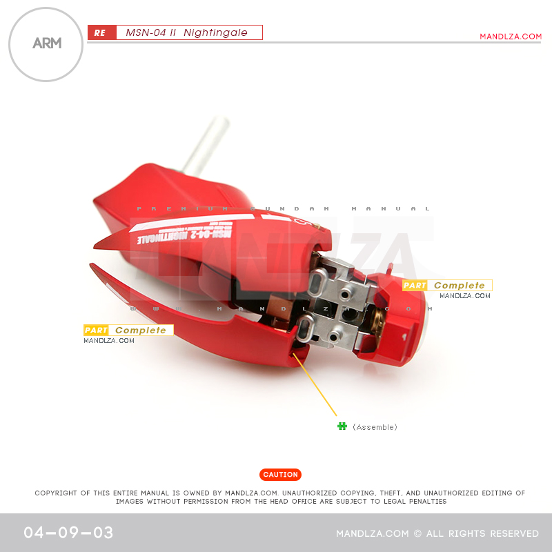 RE/100]MSN-04 Nightingale Arm 04-09