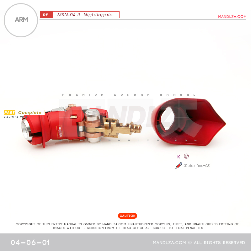 RE/100]MSN-04 Nightingale Arm 04-06