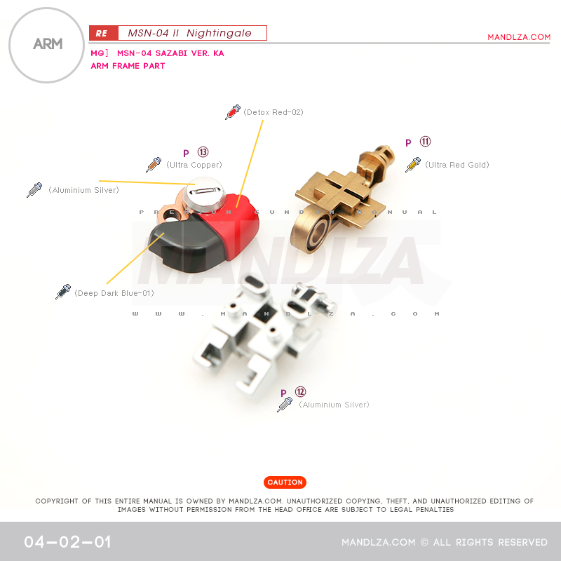 RE/100]MSN-04 Nightingale Arm 04-02