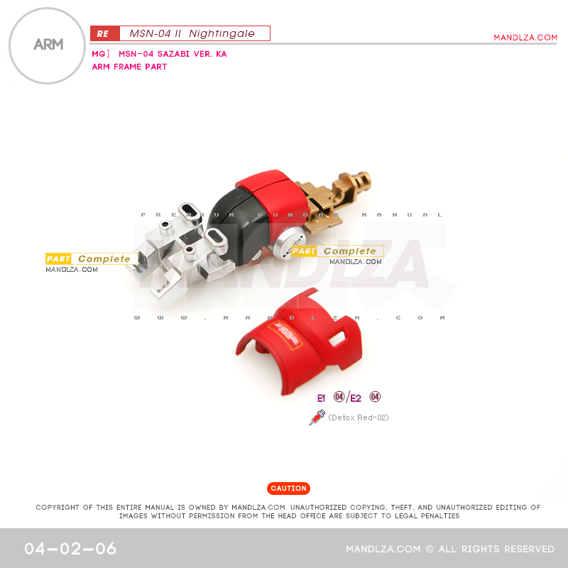 RE/100]MSN-04 Nightingale Arm 04-02