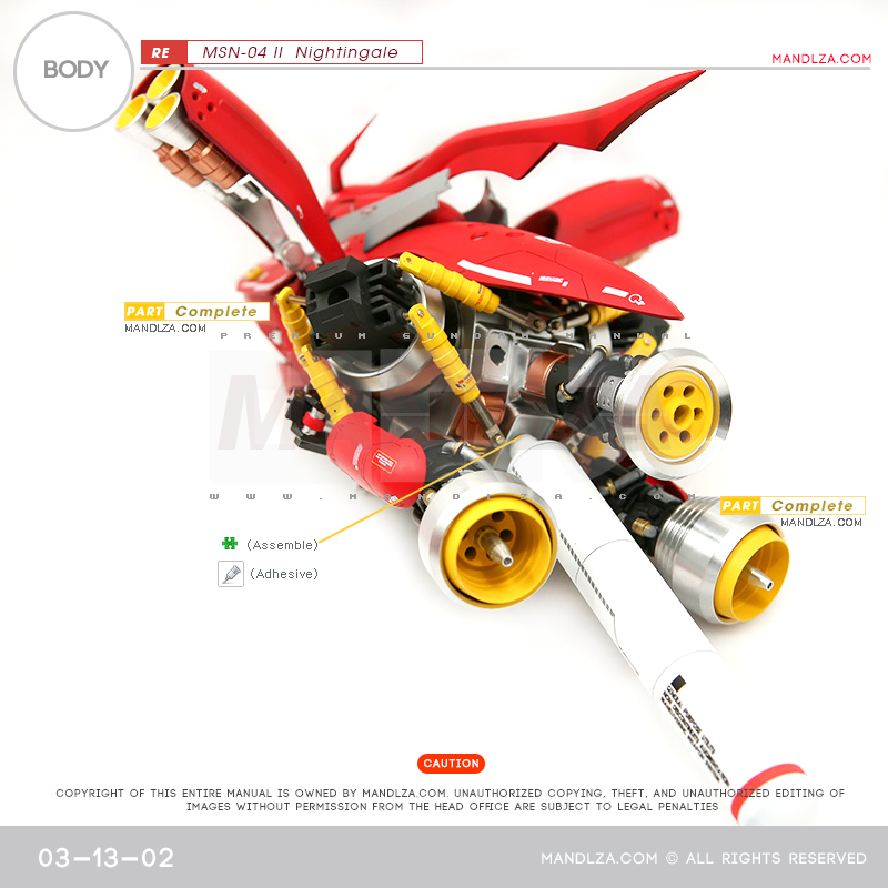RE/100]MSN-04 Nightingale Body 03-13