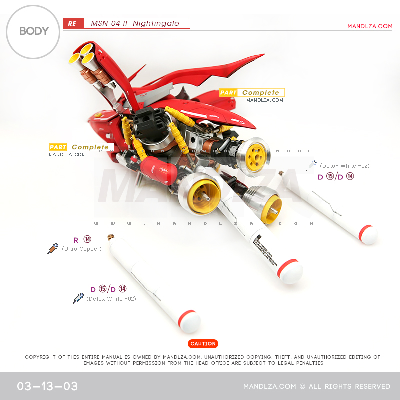 RE/100]MSN-04 Nightingale Body 03-13