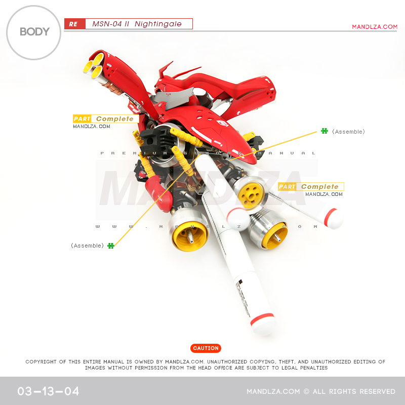 RE/100]MSN-04 Nightingale Body 03-13