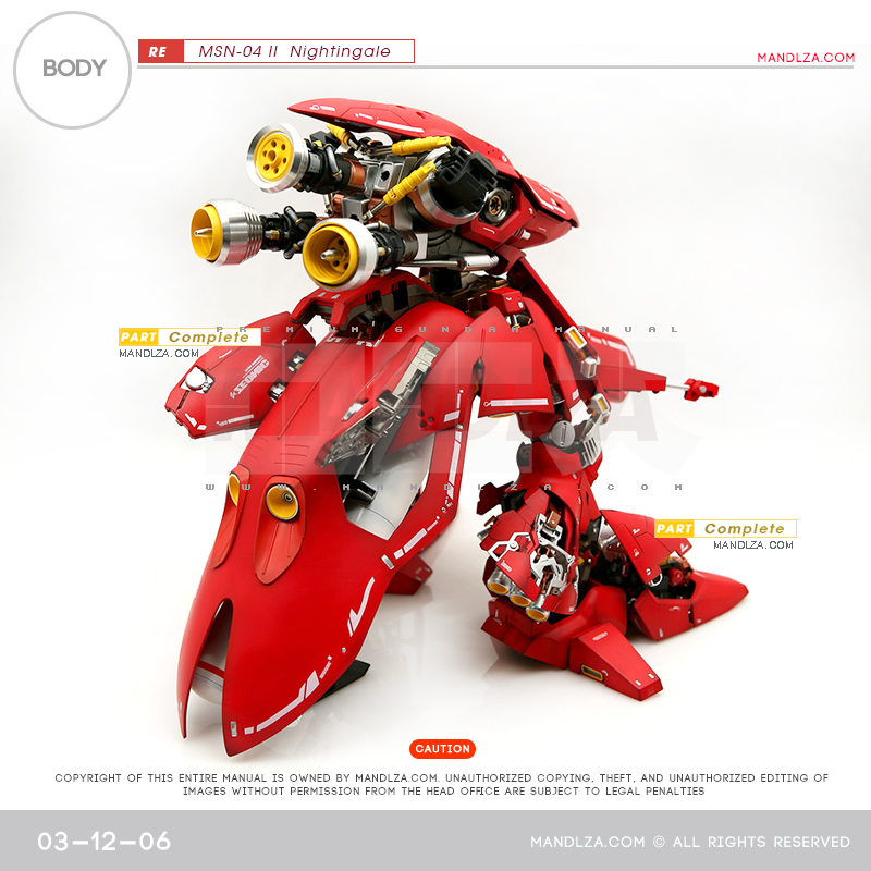 RE/100]MSN-04 Nightingale Body 03-12