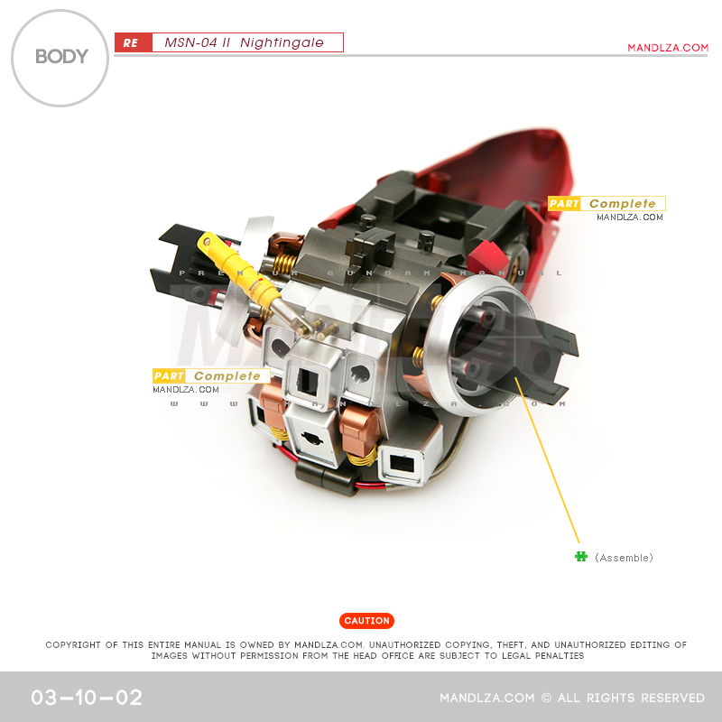 RE/100]MSN-04 Nightingale Body 03-10