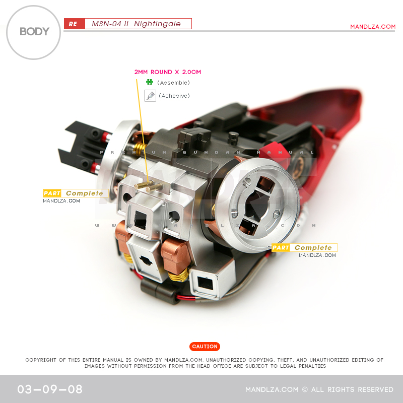 RE/100]MSN-04 Nightingale Body 03-09