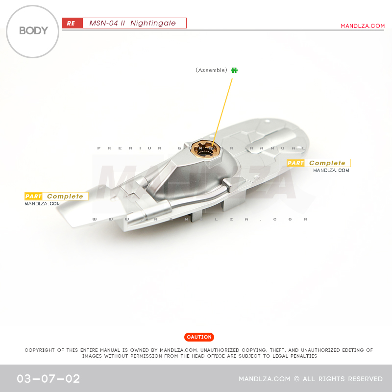 RE/100]MSN-04 Nightingale Body 03-07