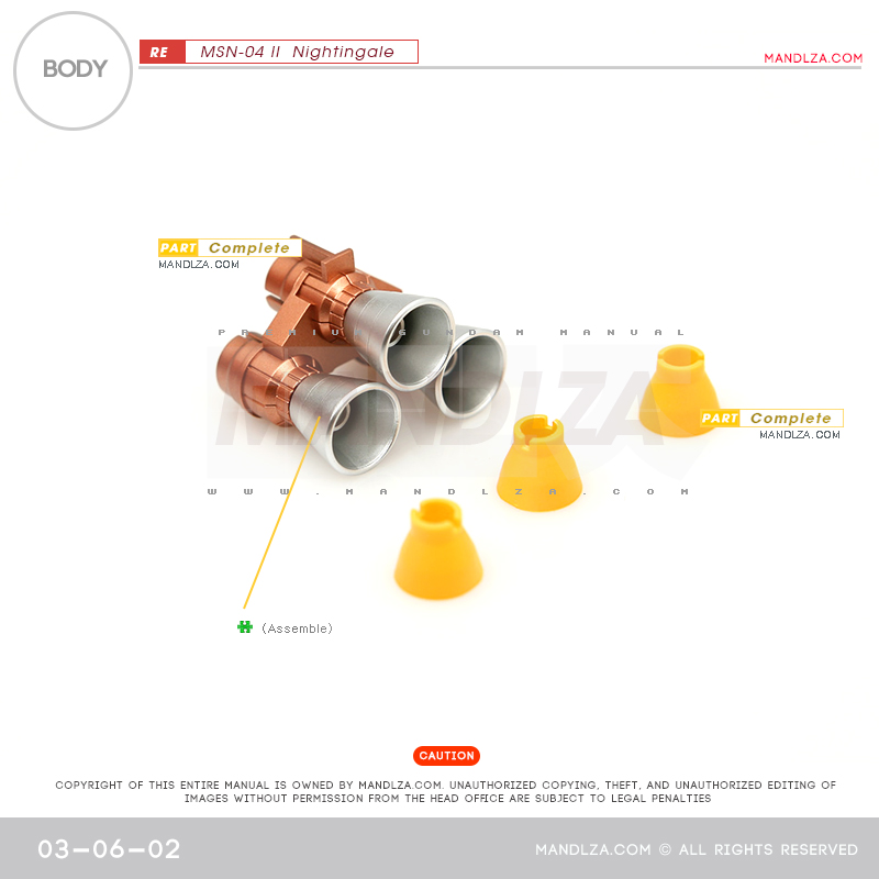 RE/100]MSN-04 Nightingale Body 03-06