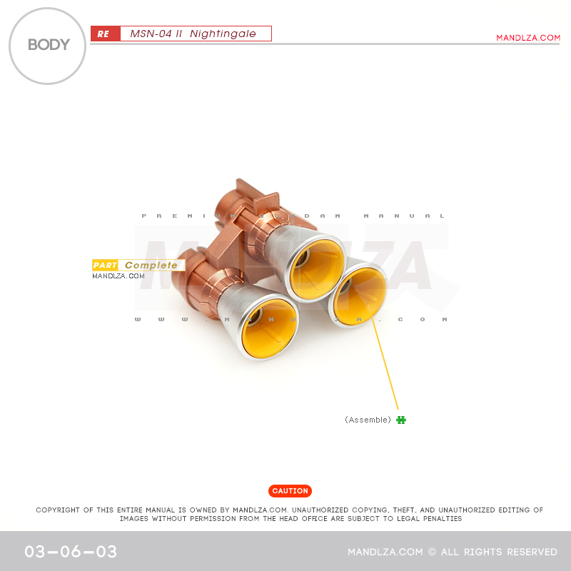 RE/100]MSN-04 Nightingale Body 03-06