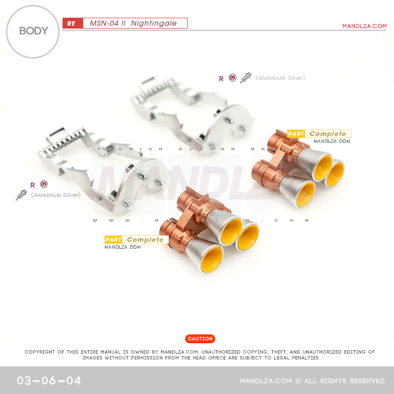 RE/100]MSN-04 Nightingale Body 03-06