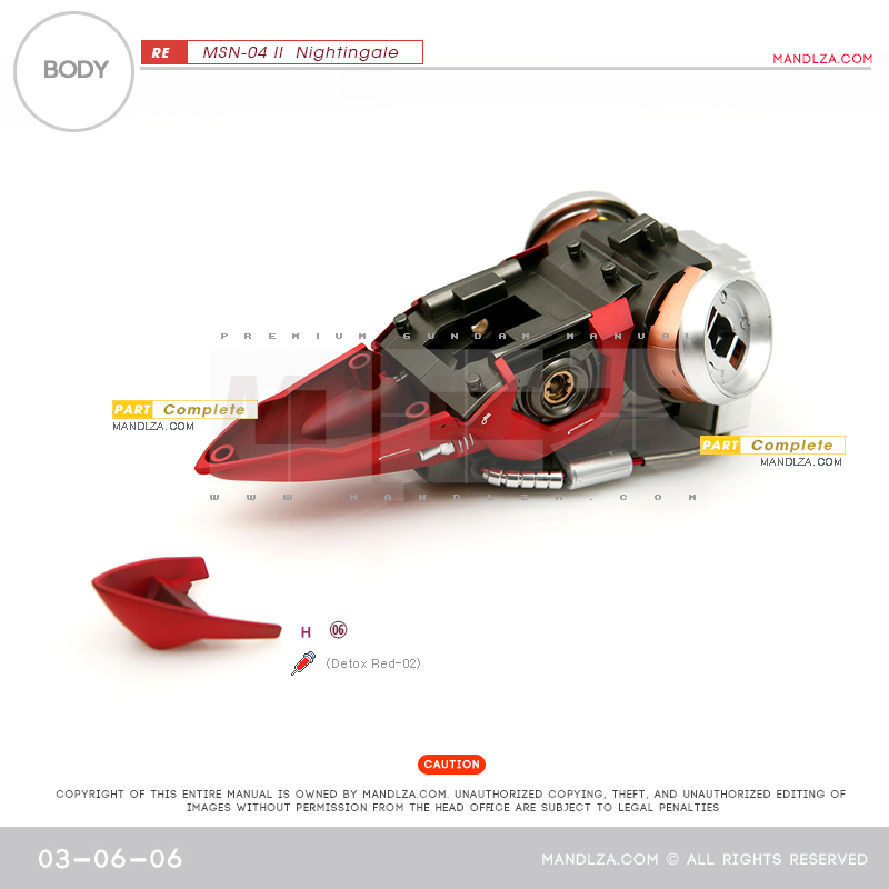 RE/100]MSN-04 Nightingale Body 03-06