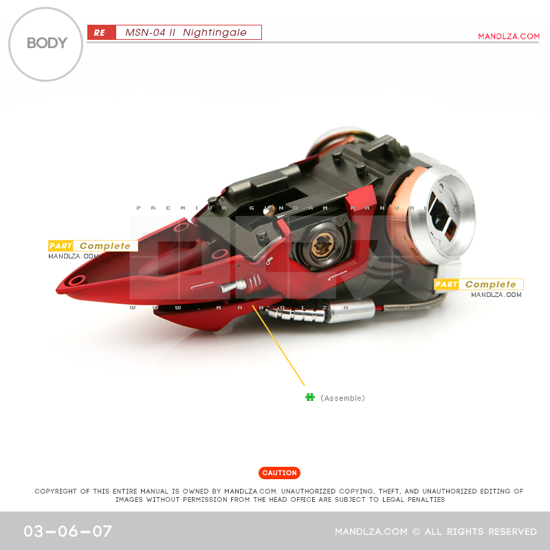 RE/100]MSN-04 Nightingale Body 03-06