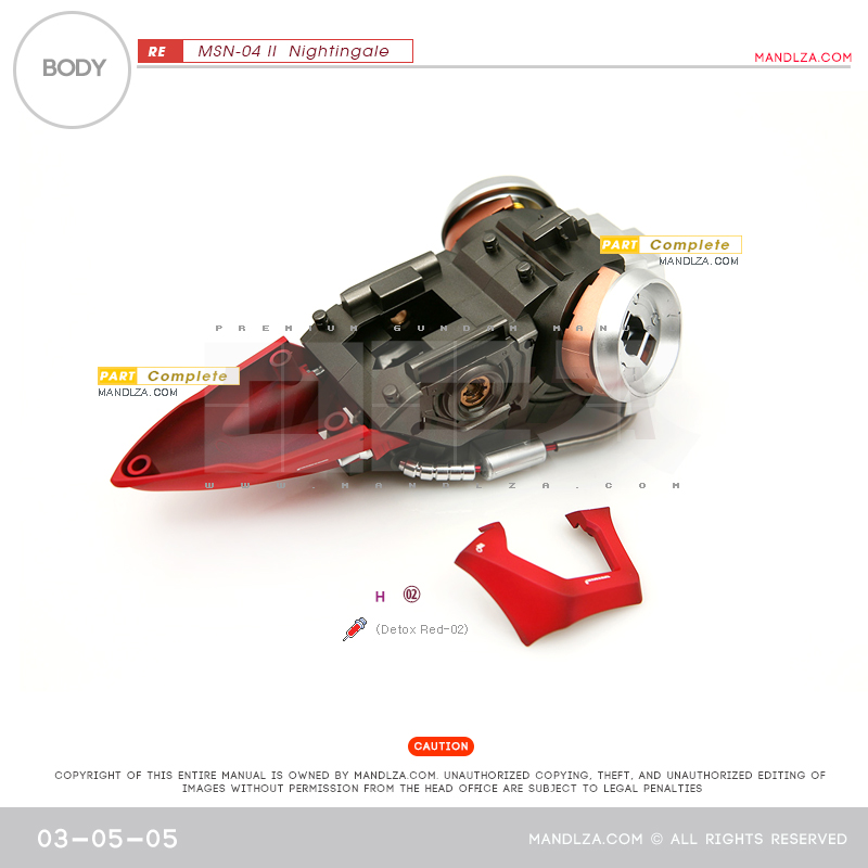 RE/100]MSN-04 Nightingale Body 03-05