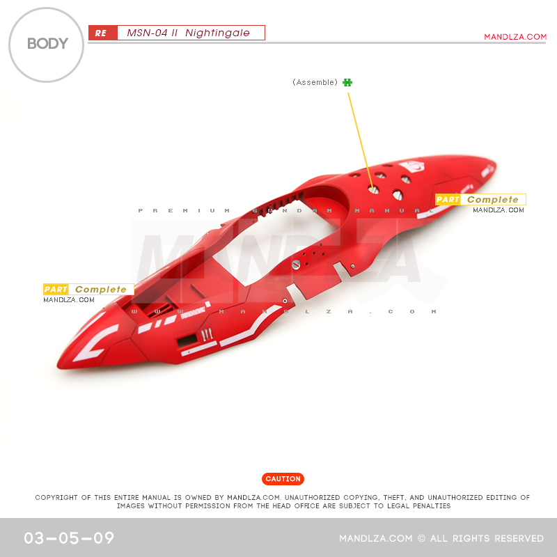 RE/100]MSN-04 Nightingale Body 03-05