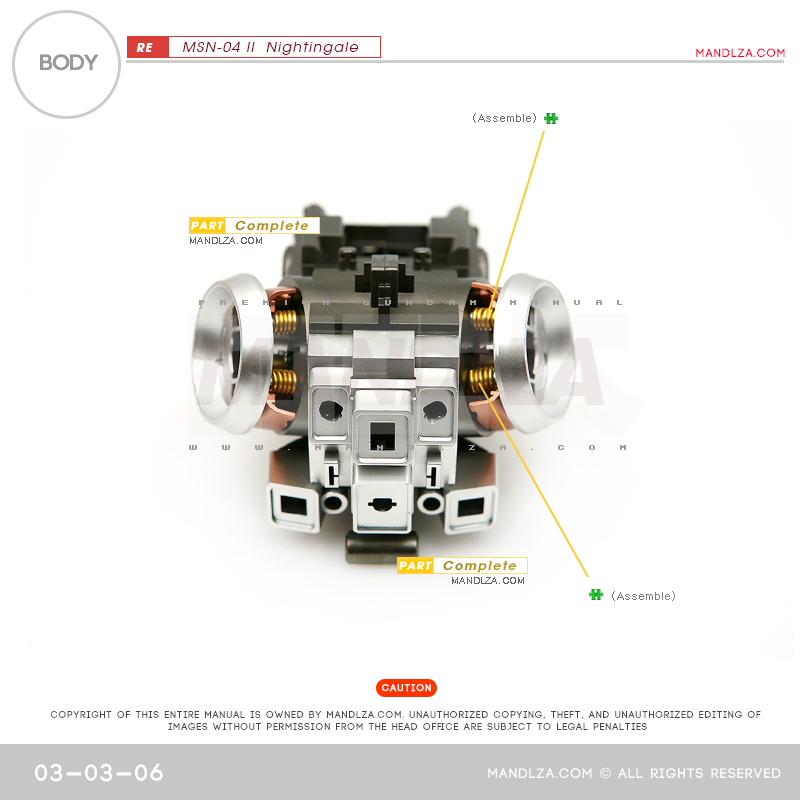 RE/100]MSN-04 Nightingale Body 03-03