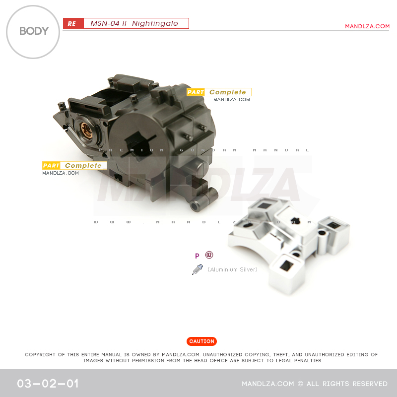 RE/100]MSN-04 Nightingale Body 03-02