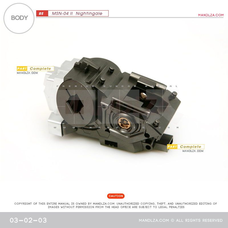 RE/100]MSN-04 Nightingale Body 03-02