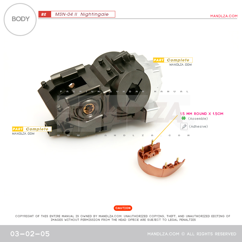 RE/100]MSN-04 Nightingale Body 03-02