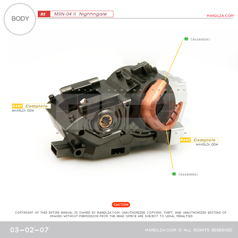 RE/100]MSN-04 Nightingale Body 03-02