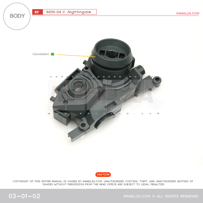 RE/100]MSN-04 Nightingale Body 03-01