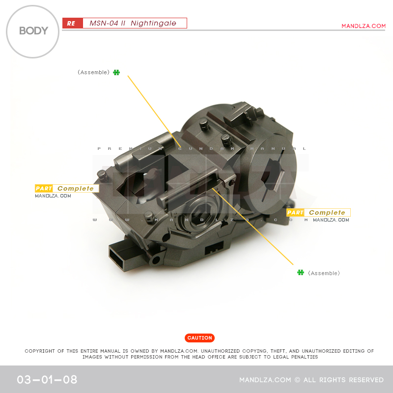 RE/100]MSN-04 Nightingale Body 03-01