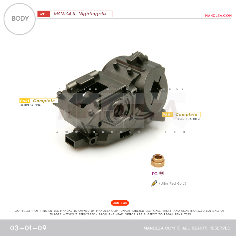 RE/100]MSN-04 Nightingale Body 03-01