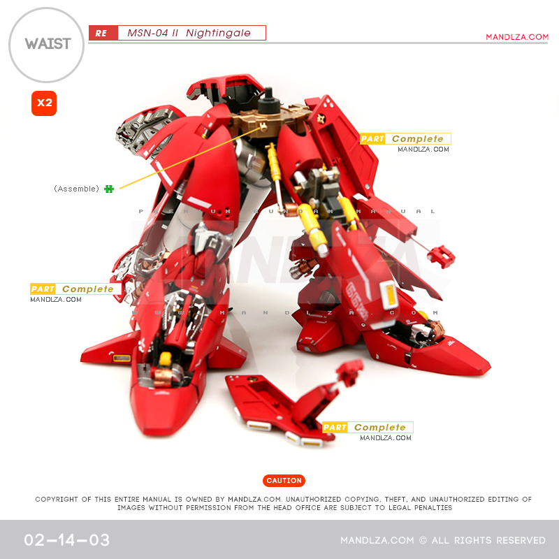 RE/100]MSN-04 Nightingale Waist 02-14