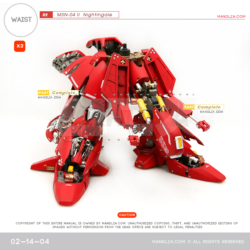 RE/100]MSN-04 Nightingale Waist 02-14