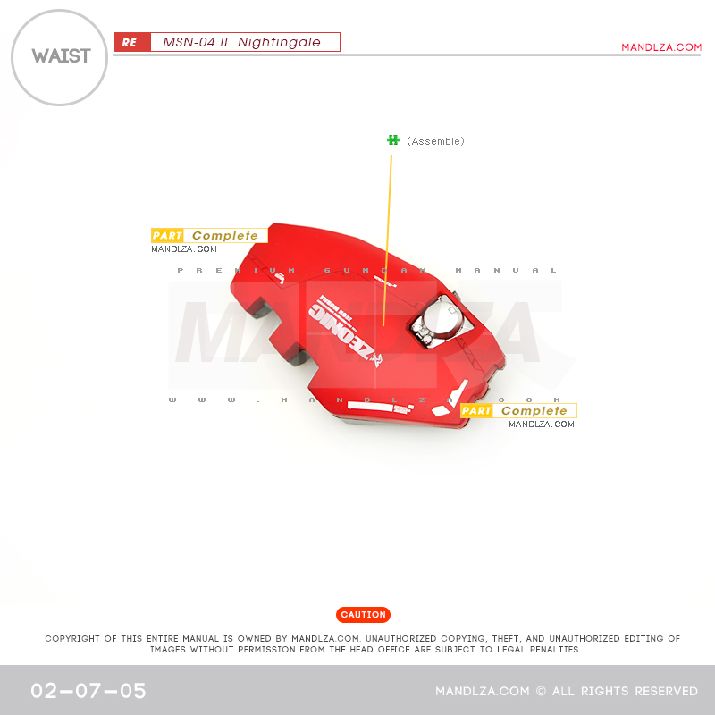 RE/100]MSN-04 Nightingale Waist 02-07