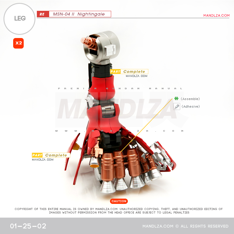 RE/100]MSN-04 Nightingale LEG 01-25