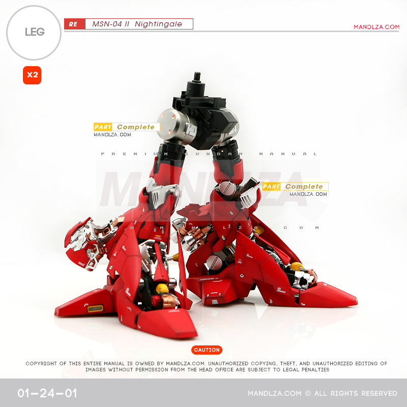 RE/100]MSN-04 Nightingale LEG 01-24