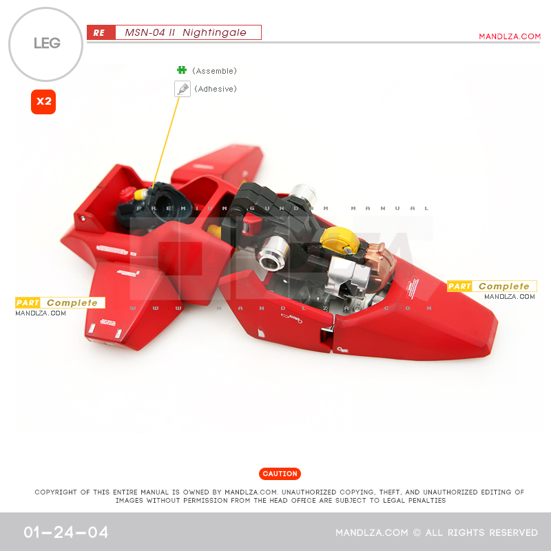 RE/100]MSN-04 Nightingale LEG 01-24