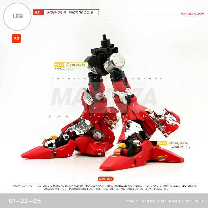 RE/100]MSN-04 Nightingale LEG 01-22