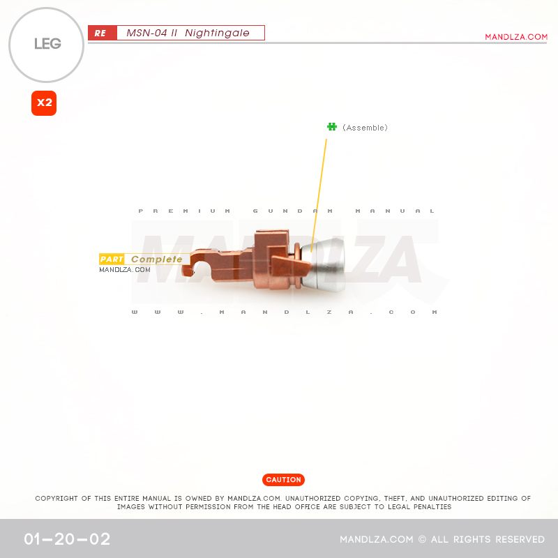 RE/100]MSN-04 Nightingale LEG 01-20