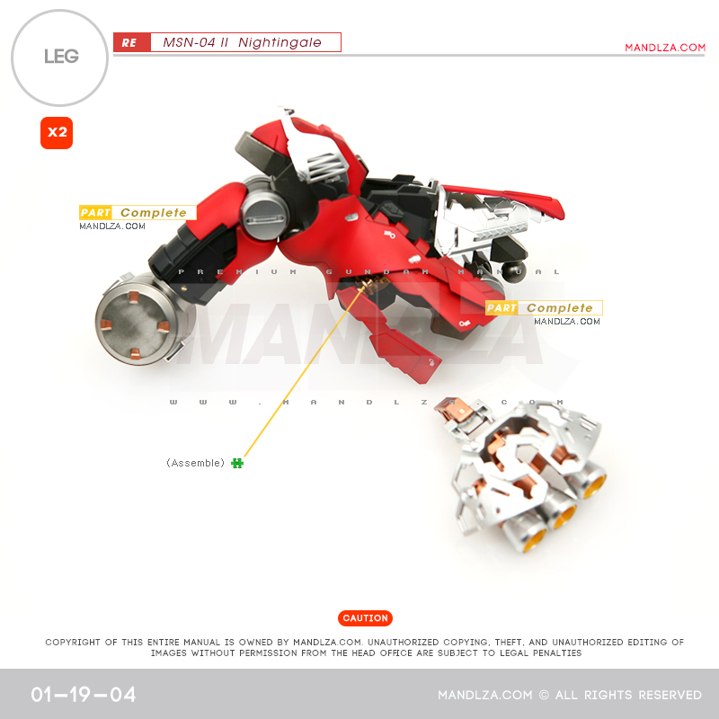 RE/100]MSN-04 Nightingale LEG 01-19