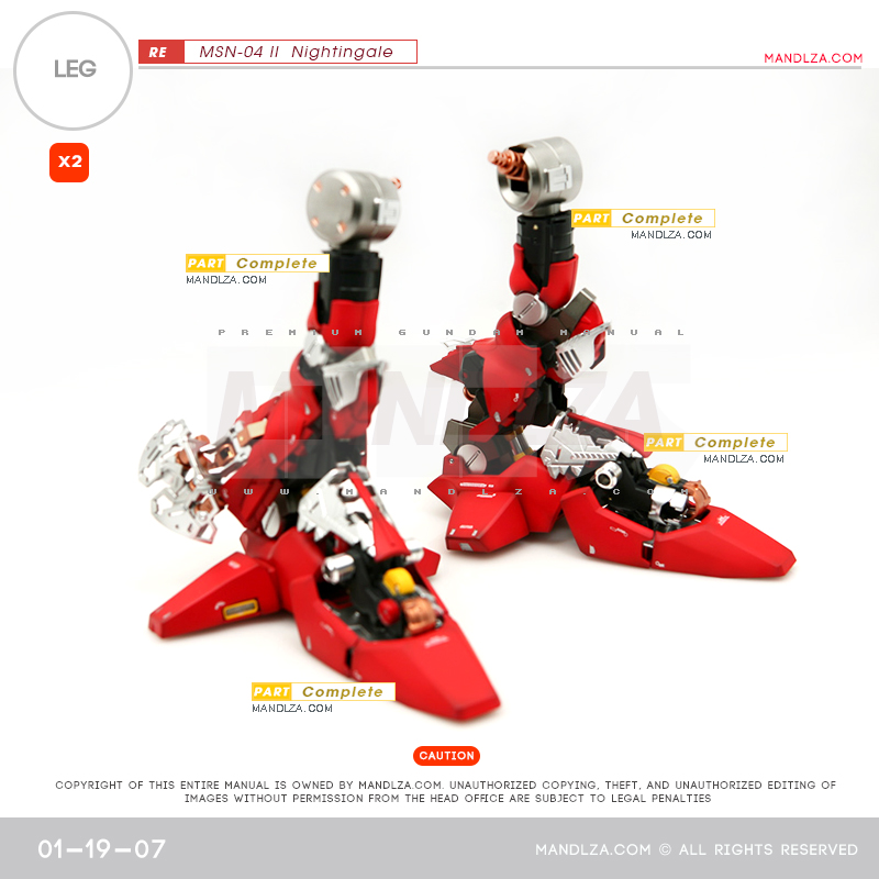 RE/100]MSN-04 Nightingale LEG 01-19