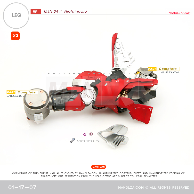 RE/100]MSN-04 Nightingale LEG 01-17