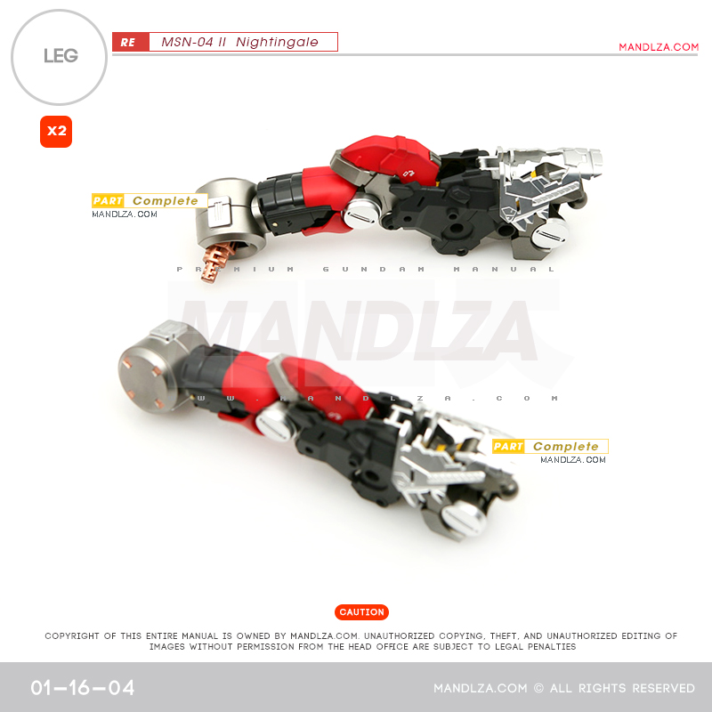 RE/100]MSN-04 Nightingale LEG 01-16