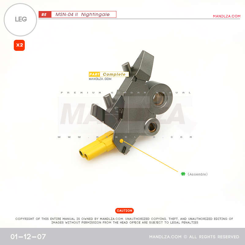 RE/100]MSN-04 Nightingale LEG 01-12