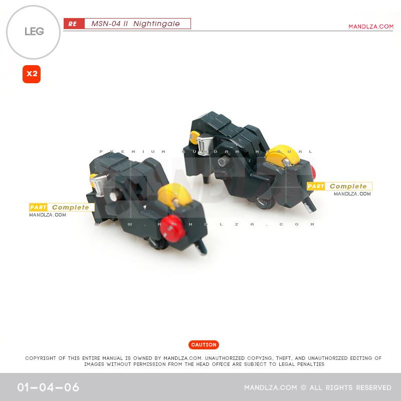 RE/100]MSN-04 Nightingale LEG 01-04