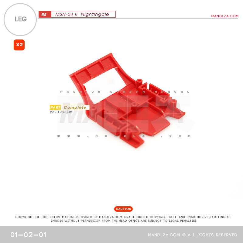 RE/100]MSN-04 Nightingale LEG 01-02