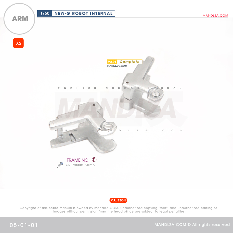 RESIN] INTERNAL FRAME ARM 05-01