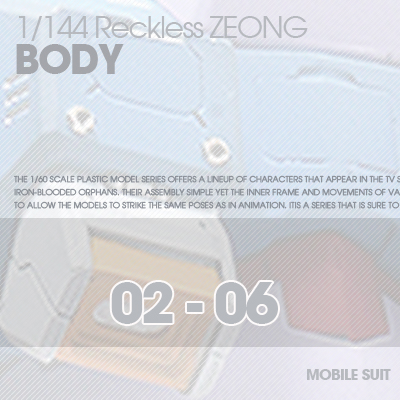 RESIN] RECKLESS ZEONG BODY 02-06