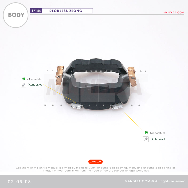 RESIN] RECKLESS ZEONG BODY 02-03