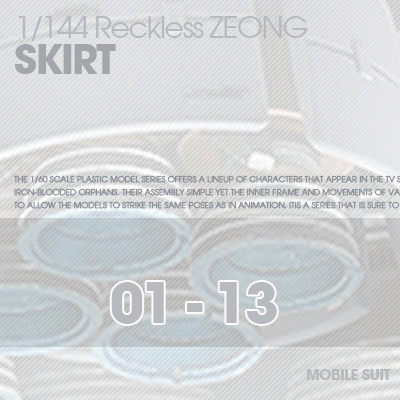 RESIN] RECKLESS ZEONG SKIRT 01-13