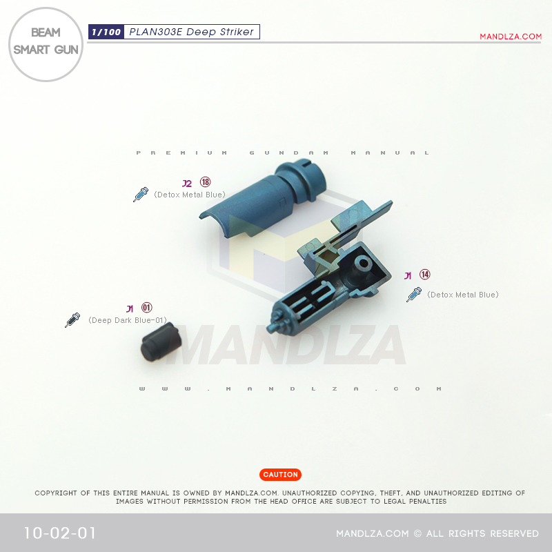 MG] PLAN303E DEEP STRIKER Beam Smart Gun 10-02