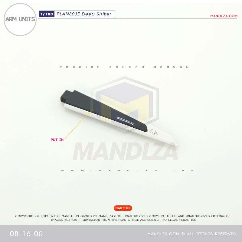 MG] PLAN303E DEEP STRIKER ARM 08-16